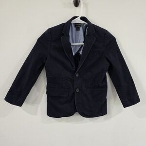 Crewcuts‎ Boys Thompson Blazer Size 6-7 Navy Blue Formal